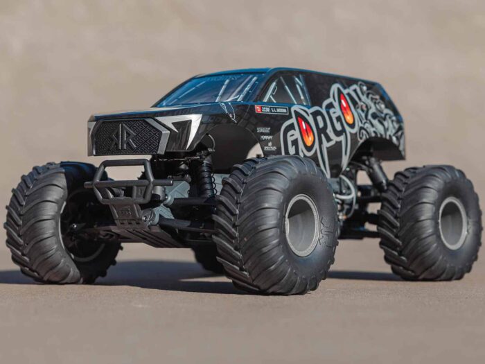 Arrma Gorgon 2WD Monster Truck 1/10th Ready-To-Assemble Kit Gunmetal ARA3230SKT1 - Image 9