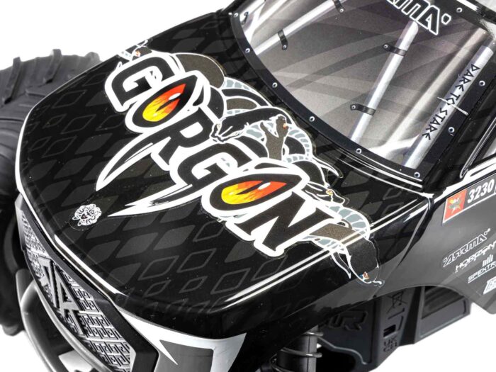 Arrma Gorgon 2WD Monster Truck 1/10th Ready-To-Assemble Kit Gunmetal ARA3230SKT1 - Image 21