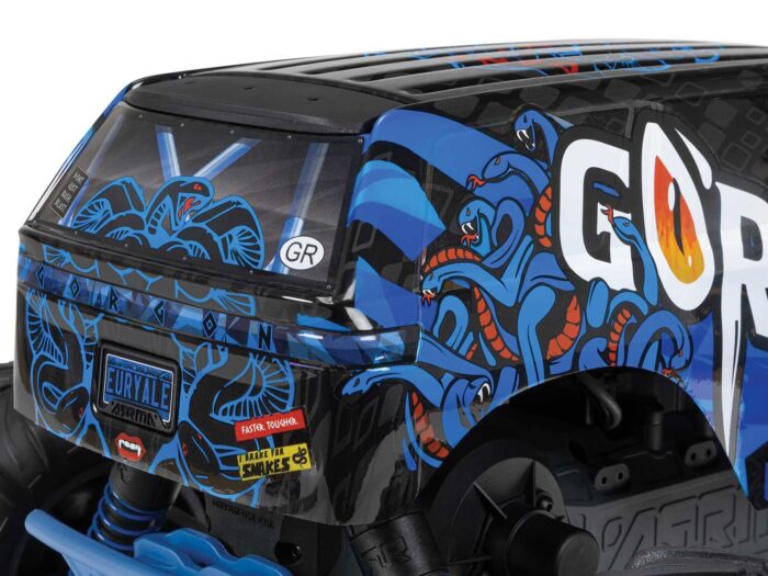 Arrma Gorgon 2WD Monster Truck 1/10th Ready-To-Assemble Kit Gunmetal ARA3230SKT1 - Image 35