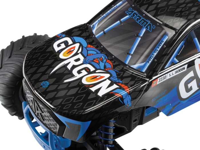 Arrma Gorgon 2WD Monster Truck 1/10th Ready-To-Assemble Kit Gunmetal ARA3230SKT1 - Image 37