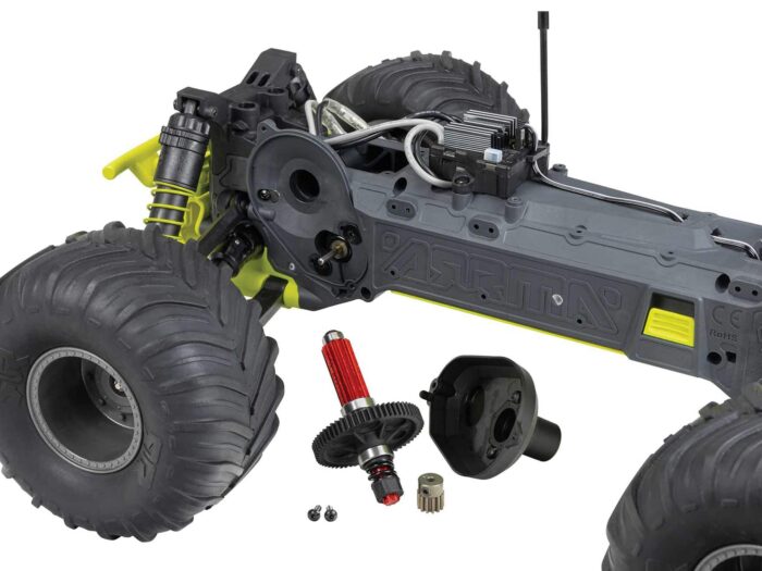 Arrma Gorgon 2WD Monster Truck 1/10th SMART RTR Yellow ARA3230ST1 - Image 5