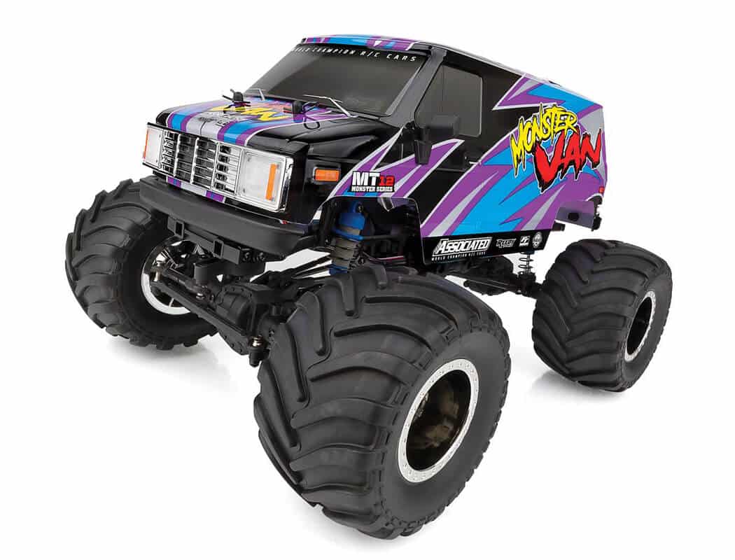 gallery1 Team Associated MT12 Monster Van RTR Combo AS40008C - Image 1