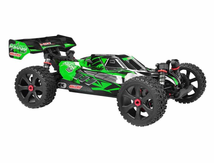 Corally Asuga XLR 6S Roller Buggy Chassis - Green C-00488-G - Image 4