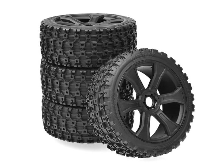 Corally Asuga XLR 6S Roller Buggy Chassis - Red C-00488-R - Image 16