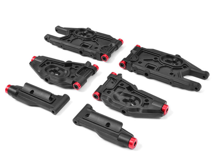 Corally Asuga XLR 6S Roller Buggy Chassis - Red C-00488-R - Image 21