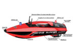 Fishing People Surfer Launched RC Bait Release GPS Boat V2.0 FP3251V2 - Image 3