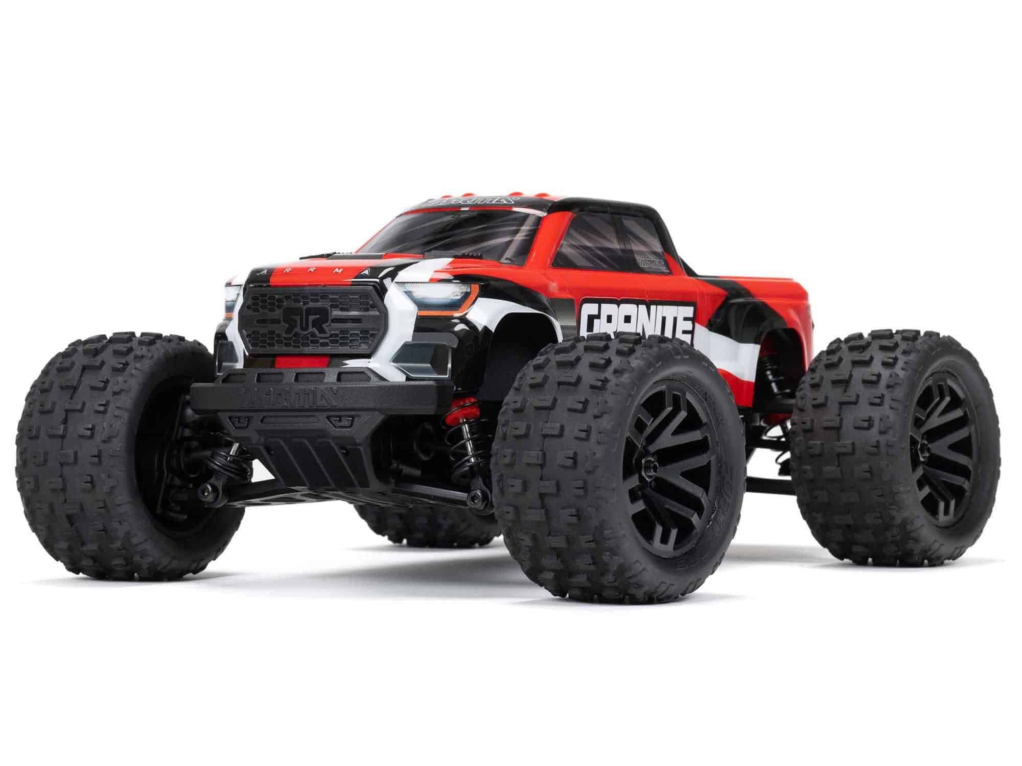 C-ARA2102T2 Arrma Granite GROM 4WD Monster Truck 1/18th RTR Red ARA2102T2 - Image 1