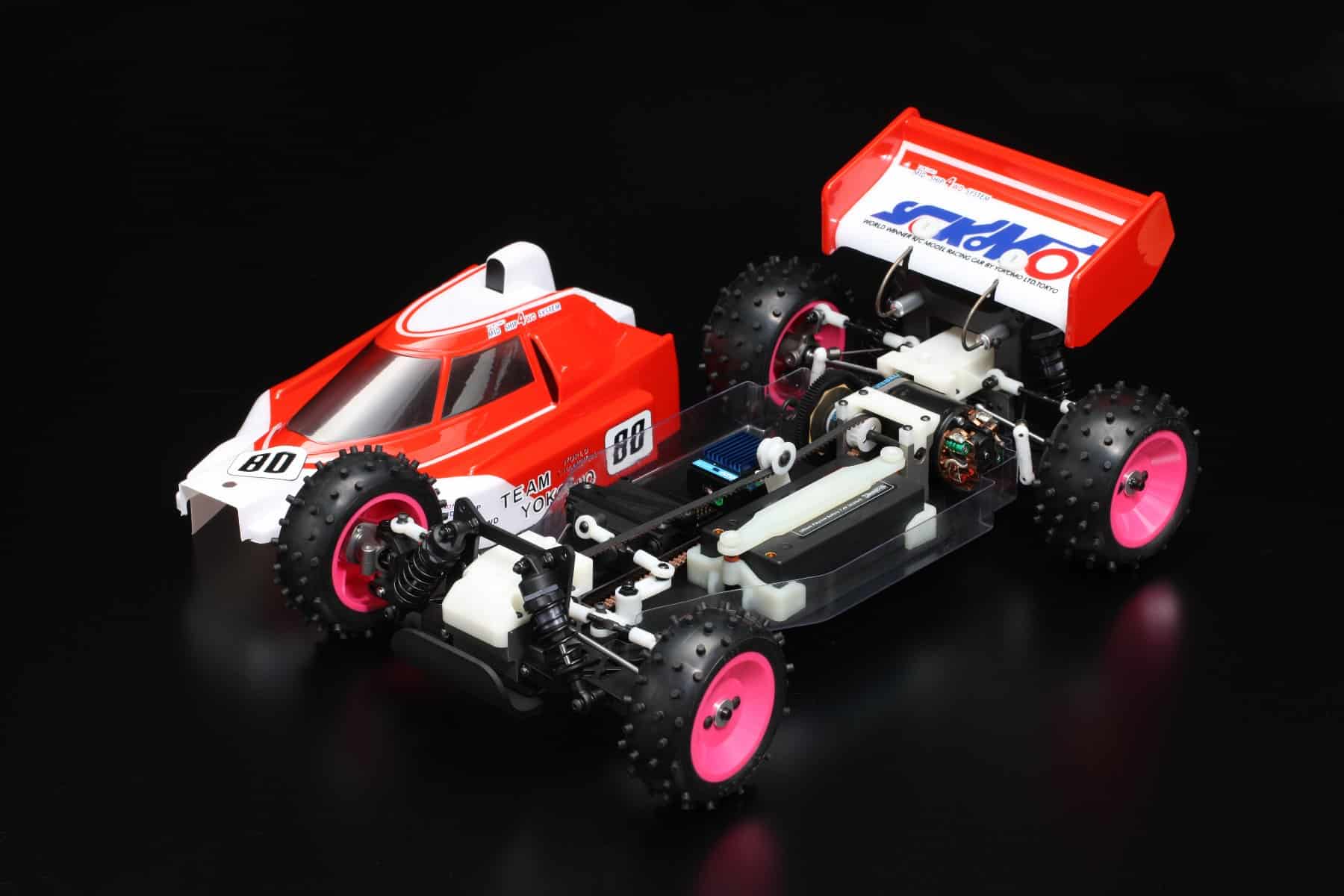 Yokomo Super Dog Fighter Retro 4WD Off-Road Car B-YZ-870C