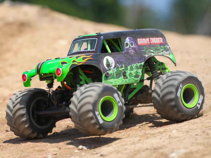 The Losi 4WD Mini LMT brings monster truck excitement to RC in a