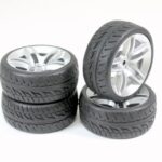 Absima 1/10th OnRoad wheel set 2510005