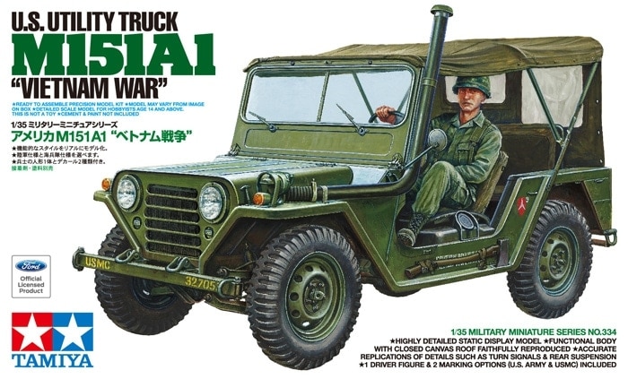 35334-1 Tamiya M151 A1 Jeep Vietnam 35334 - Image 1