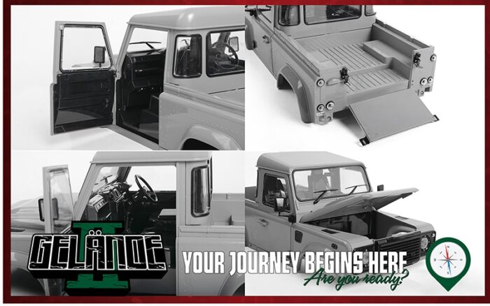 RC4WD Gelande II Kit 2015 Land Rover Defender D90 Hard Body Set Z-K0064 - Image 7