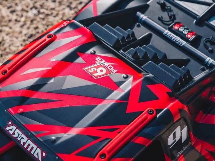 Arrma Mojave 6S BLX 1/7th Desert Truck Blk/Red ARA7604V2T2 - Image 7