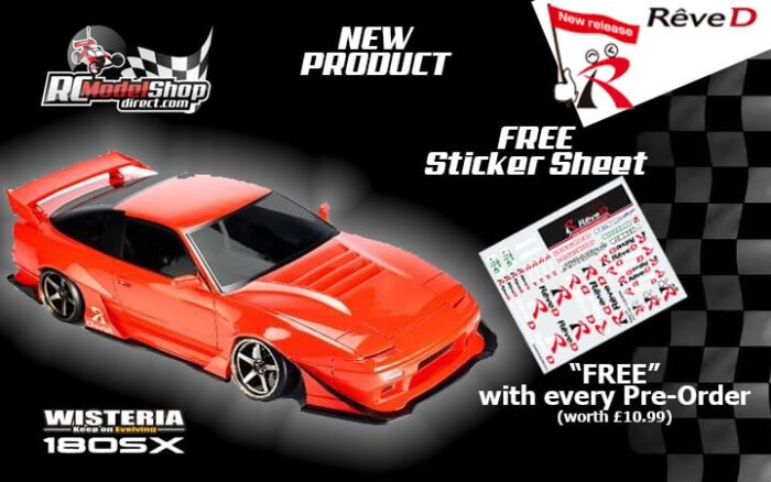 Reve D NISSAN 180SX WISTERIA Body set DB-180SXW
