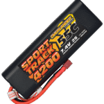 Overlander LiPo 7.4v 2s 4200mAh 55C Hard Case Sport Track 3140