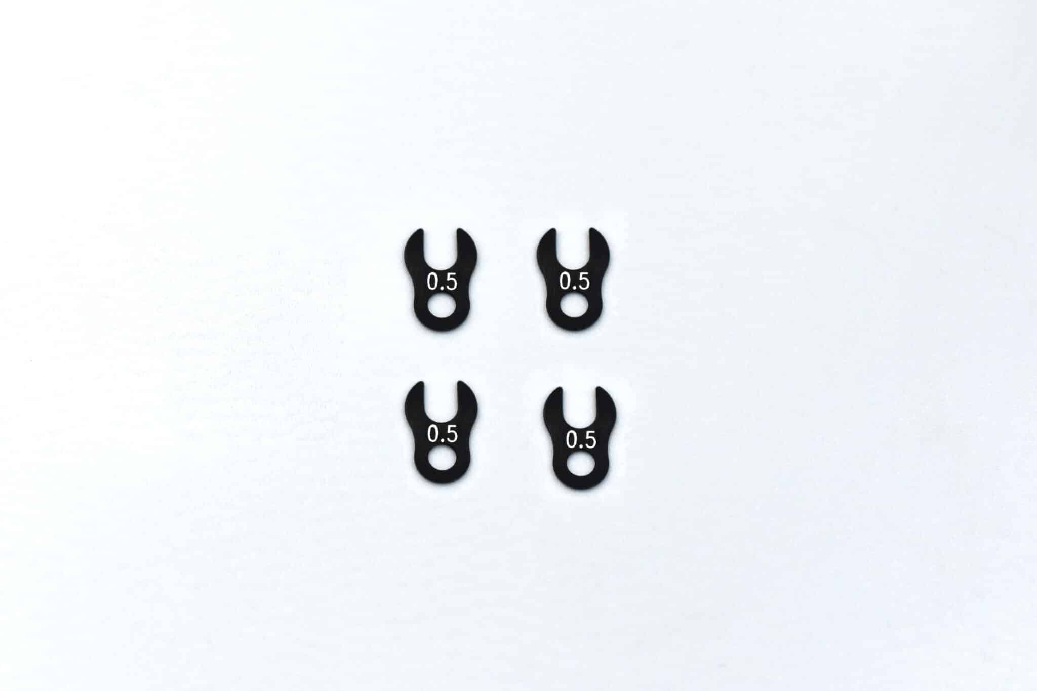 ReveD-Crab-Spacer_3-scaled Reve D Alu. Crab Spacer Set 1.0mm (1hole X 4) RC-KS110 - Image 1