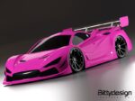 Bittydesign HYPER GT8 1/8th GT body 325mm WB BD-GT8-HYP - Image 3
