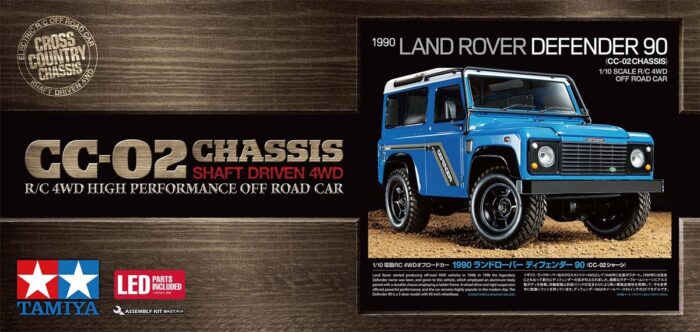 Tamiya CC02 Land Rover 1990 Defender 90 (CC-02) 58700 - Image 2