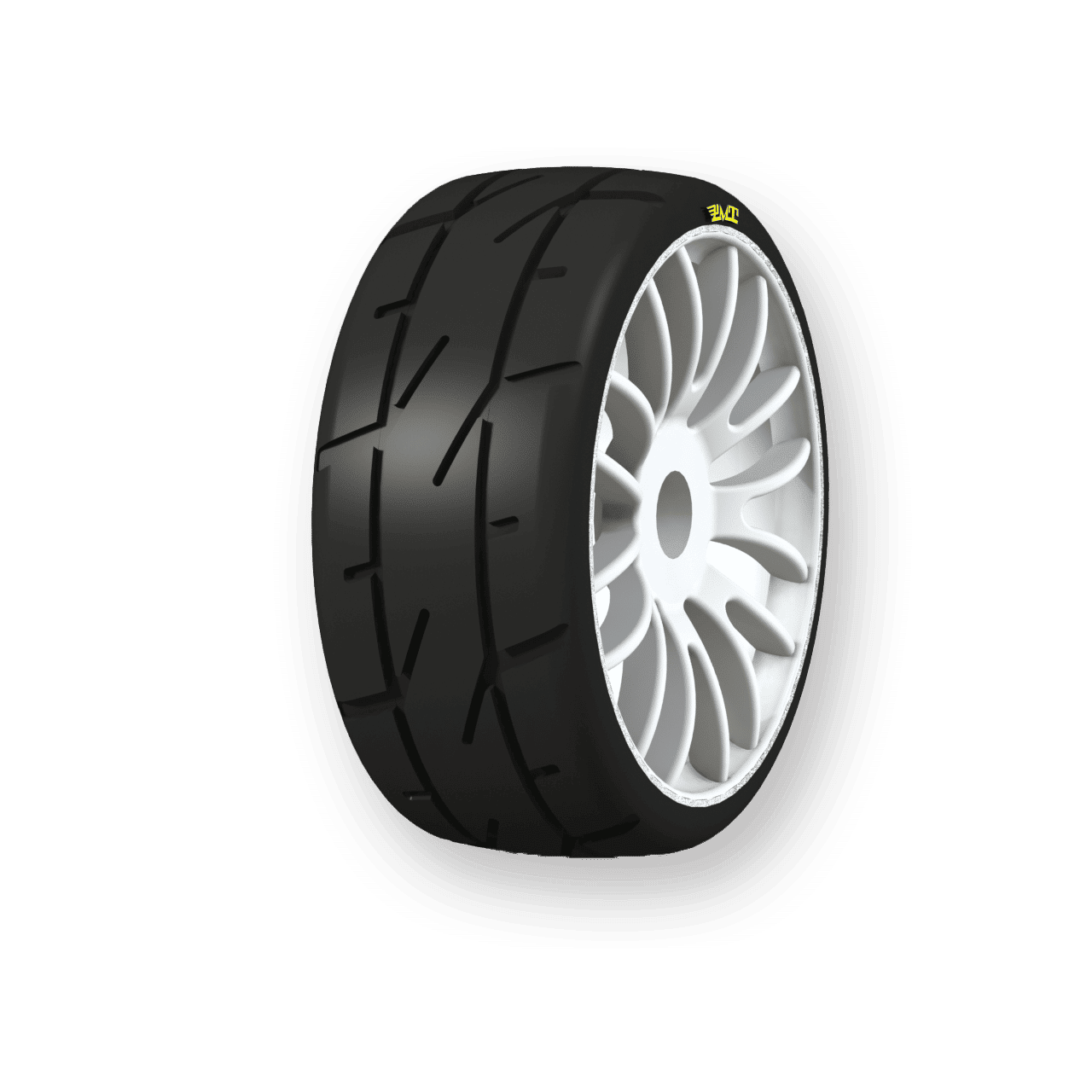 RALLY_18_W1 PMT 1/8th GT Rally18 "Soft" Tyre set (2) RALLY18-S00/W1 - Image 1