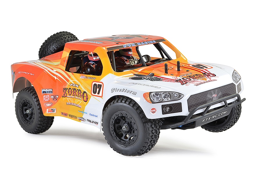 FTX5557WO FTX Zorro Trophy Truck Brushless 4WD RTR Orange/White FTX5557WO - Image 1