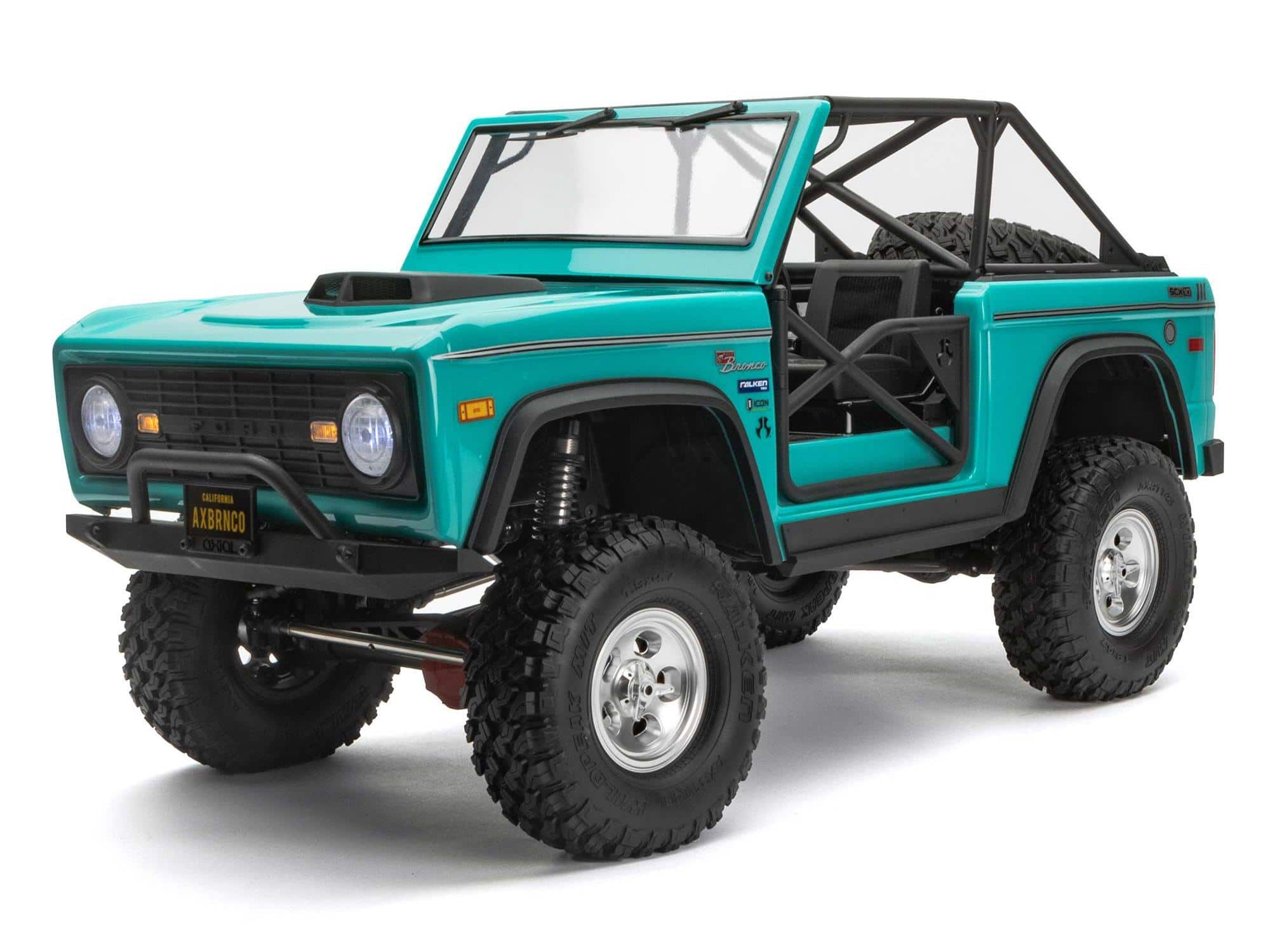 C-AXI03014BT1 Axial 1/10th SCX10iii Early Ford Bronco 4WD RTR Teal AXI03014BT1 - Image 1