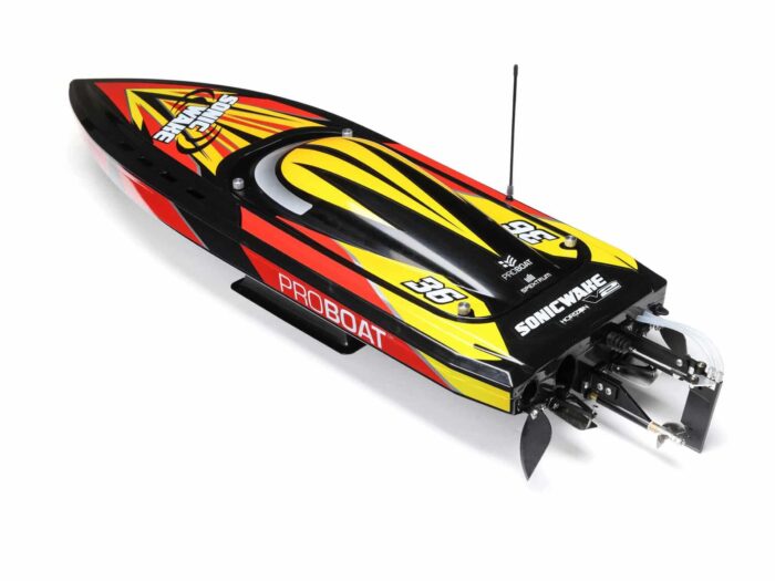 Proboat Sonicwake 36" Self-Righting Brushless Deep-V RTR Black PRB08032V2T1 - Image 11