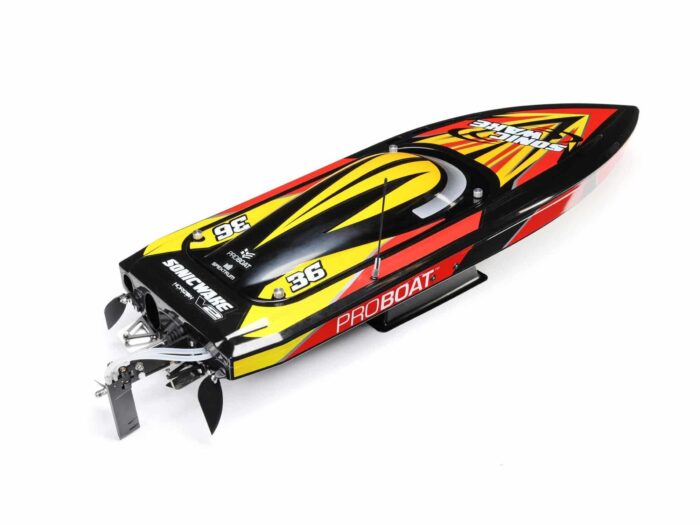 Proboat Sonicwake 36" Self-Righting Brushless Deep-V RTR Black PRB08032V2T1 - Image 12