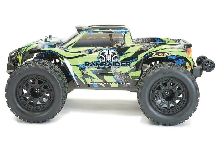 FTX Ramraider 1/10th Brushless Monster Truck RTR Green/Blue FTX5497GB - Image 2