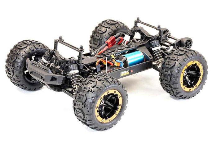 FTX Tracer 1/16th 4WD Brushless Monster Truck RTR Yellow FTX5596Y - Image 11