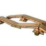 Crawler Park Axes Crossing Obstacle 1/10th Crawler Circuit TWD100002