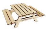 Crawler Park 1/10th Picnic Table TWD100012