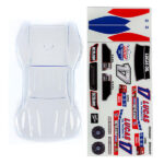 Team Associated Sc28 Body Clear With Lucas Oil Decals AS21425