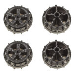 Team Associated Nano Sport Wheels Black (4) AS21612