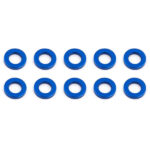 Team Associated Ballstud Washers 5.5 X 1.0mm Blue Aluminium X10 AS31382