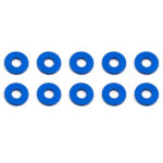 Team Associated Bulkhead Washers 7.8 X 1.0mm Blue Aluminium X10 AS31385