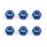 Team Associated Ft M3 Locknut Blue Aluminium AS31550