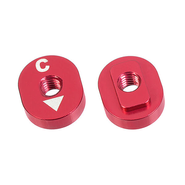 C-00120-040 Corally Alum. Excentric Camber Nut C 0 2.0 2 Pcs C-00120-040 - Image 1