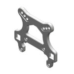 Corally Shock Tower 4mm Aluminum Front 1 Pc C-00180-131