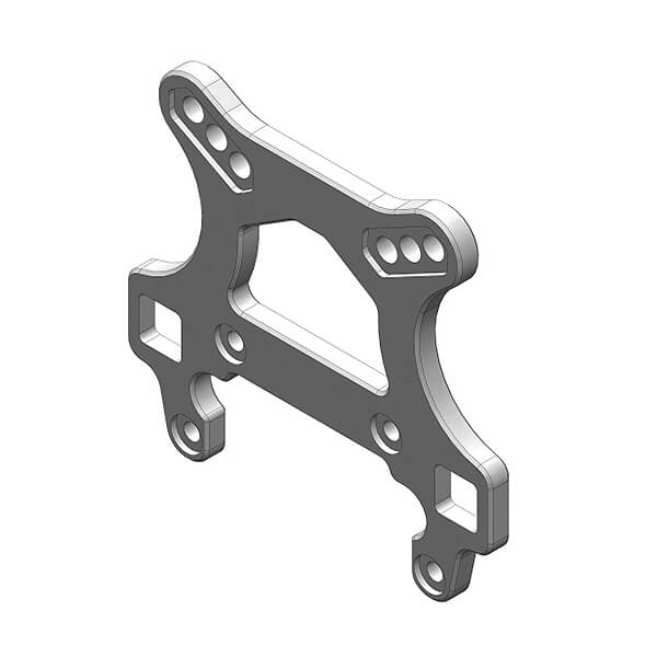 C-00180-131 Corally Shock Tower 4mm Aluminum Front 1 Pc C-00180-131 - Image 1