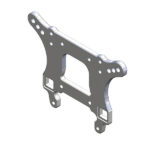 Corally Shock Tower 4mm Aluminum Front 1 Pc C-00180-168