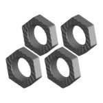 Corally Wheel Nut Aluminum Ribbed 4 Pcs C-00180-230