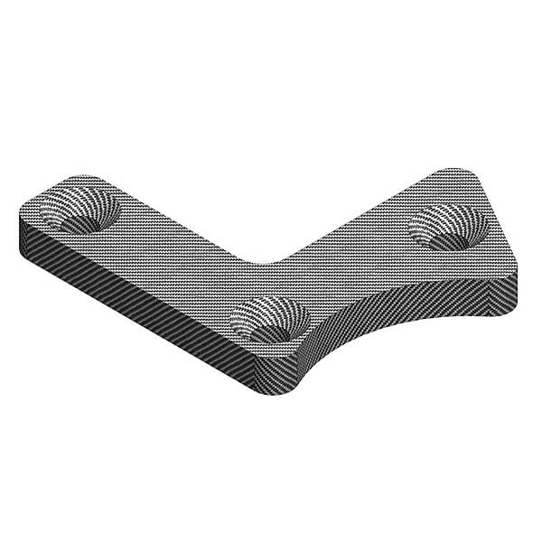 C-00180-235 Corally Suspension Arm Stiffener B Low Er Front Left Graphite 3mm 1 P C-00180-235 - Image 1