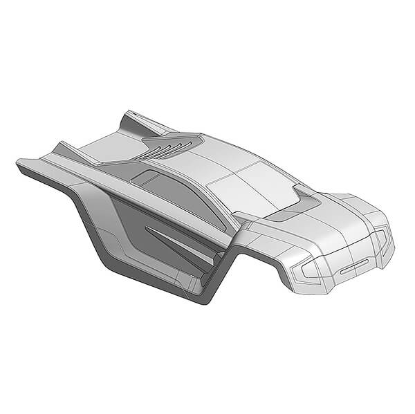 C-00180-385 Corally Polycarbonate Body Shogun Xp 6S Clear Cut 1 Pc C-00180-385 - Image 1