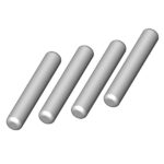 Corally Wheel Axle Pin 2X12 S Teel 4 Pcs C-00250-037