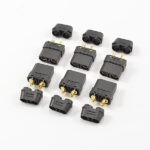 Centro Xt-90 Black Female Connectors (6Pc) C0356