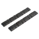 Centro Black Chassis Weights W/Adhesive 5G/10G X 2 Strips C0504