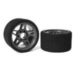 Corally Attack Foam Tires 1/8 Ssx8 35 Shore Front 65mm Carbo C-14713-35