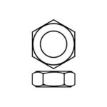 Corally Low Profile Nut M4 10 Pcs C-3104-40