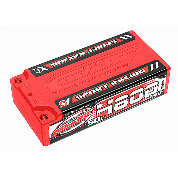C-49405 Corally Sport Racing 50C Lipo Battery 4800Mah 7.4V Shorty 2S C-49405 - Image 1