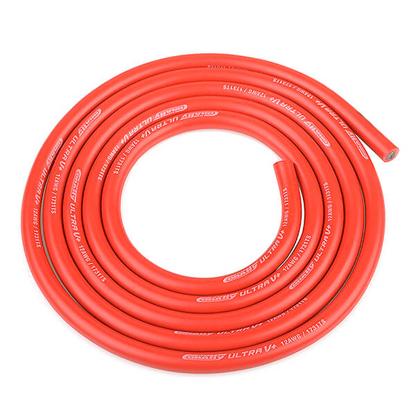 C-50110 Corally Ultra V+ Silicone Wire Super Flexible Red 12Awg 1731 C-50110 - Image 1